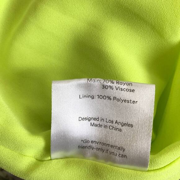 Fame and Partners Jumpsuit Suraya Safari Citrus Yellow Size 0 - Picture 16 of 16